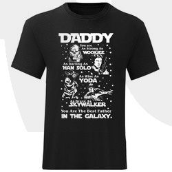 KOSZULKA MĘSKA DLA TATY STAR WARS