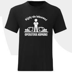 KOSZULKA MĘSKA DLA OPERATORA KOPARKI