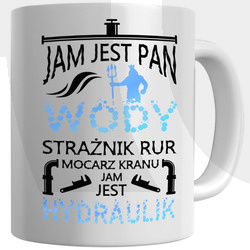 KUBEK DLA KIEROWNIKA NA PREZENT UPOMINEK JAM JEST PAN WODY