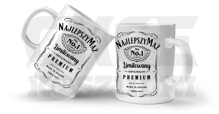 KUBEK Z NADRUKIEM NAJLEPSZY MĄŻ NA PREZENT
