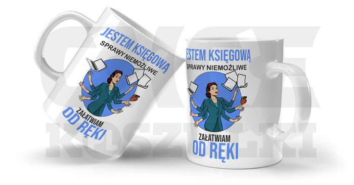 KUBEK DLA KSIĘGOWEJ DO PRACY ŚMIESZNY PREZENT