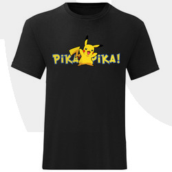 KOSZULKA MĘSKA POKEMON PIKACHU PIKAPIKA