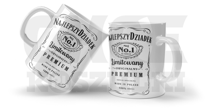 KUBEK Z NADRUKIEM NAJLEPSZY DZIADEK NA PREZENT