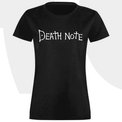 KOSZULKA DAMSKA DEATH NOTE NOTATNIK ŚMIERCI