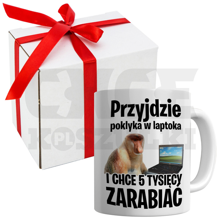 KUBEK NOSACZ PRZYJDZIE POKLYKA ŚMIESZNY PREZENT