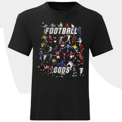 MĘSKI T-SHIRT KOSZULKA FOOTBALL GODS BOGOWIE PIŁKI NOŻNEJ