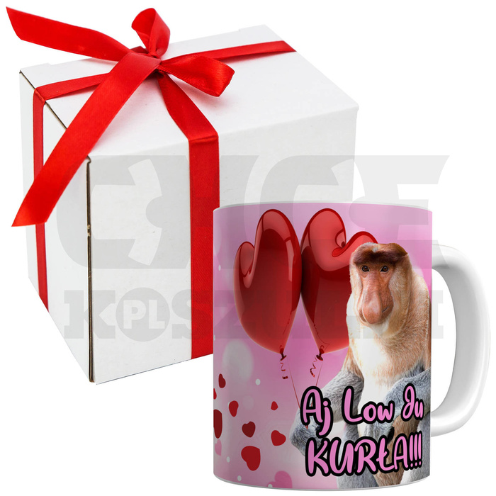 KUBEK NOSACZ AJ LOVE YOU KURŁA ŚMIESZNY NA PREZENT