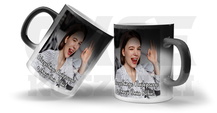 MAGICZNY KUBEK Z TWOIM ZDJĘCIEM NA DZIEŃ KOBIET