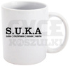 KUBEK ŚMIESZNY NADRUK SUKA DLA DZIEWCZYNY ŻONY