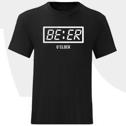 KOSZULKA MĘSKA BEER O 'CLOCK PIWO PIWKO