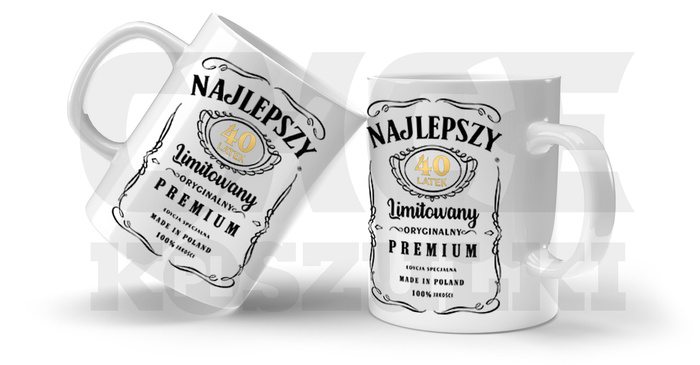 KUBEK NA 40 URODZINY NAJLEPSZY 40 LATEK PREZENT