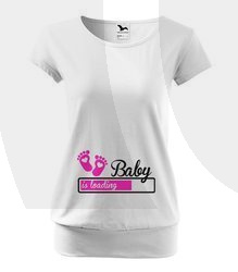 Koszulka ciążowa Baby is Loading