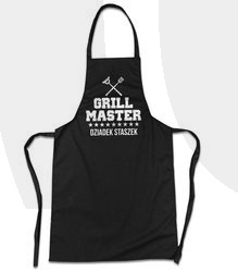 Fartuszek na Dzień Dziadka Grill Master (Podaj Imię)