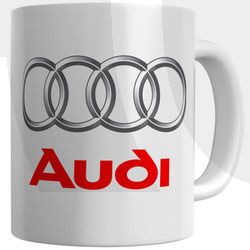 KUBEK Z NADRUKIEM DLA FANA AUDI LOGO A3 A4 PREZENT