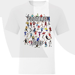 MĘSKI T-SHIRT KOSZULKA FOOTBALL GODS BOGOWIE PIŁKI NOŻNEJ