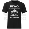 KOSZULKA MĘSKA PIWO LEPSZE OD CHLEBA ZABAWNA
