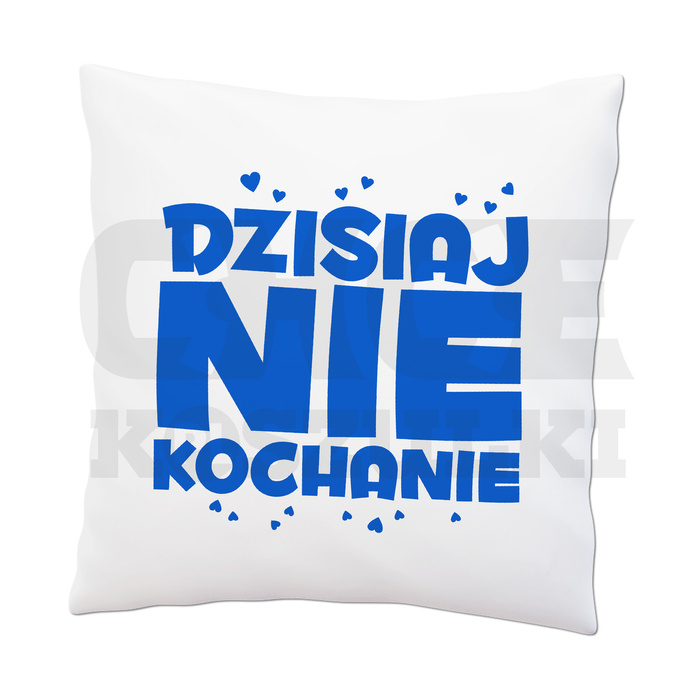 PODUSZKA NA WALENTYNKI DZISIAJ TAK NIE KOCHANIE