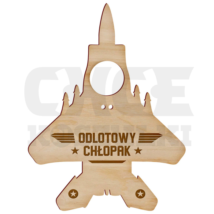 PREZENT NA DZIEŃ CHŁOPAKA SAMOLOT NA LIZAKA ZE SKLEJKI