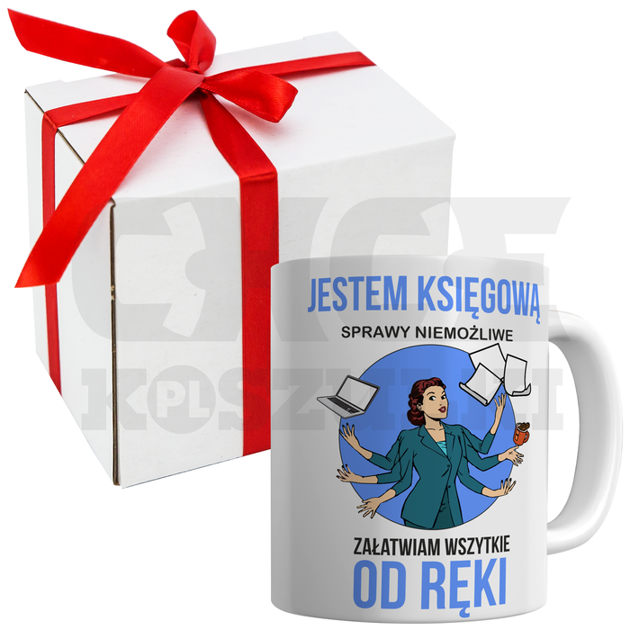 KUBEK DLA KSIĘGOWEJ DO PRACY ŚMIESZNY PREZENT