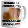 KUBEK NOSACZ OD RANA W KOMPUTRZE ŚMIESZNY PREZENT