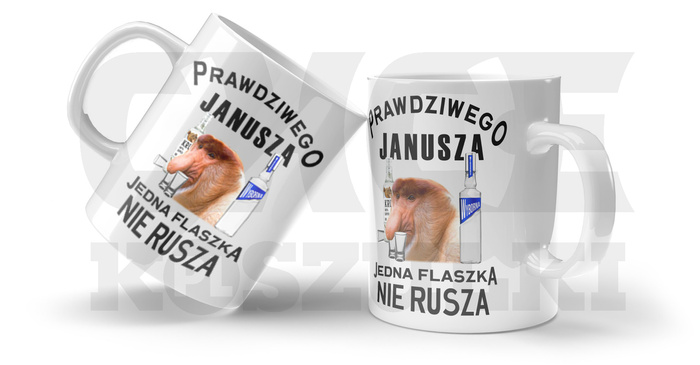 KUBEK PRAWDZIWEGO JANUSZA JEDNA FLASZKA NIE RUSZA