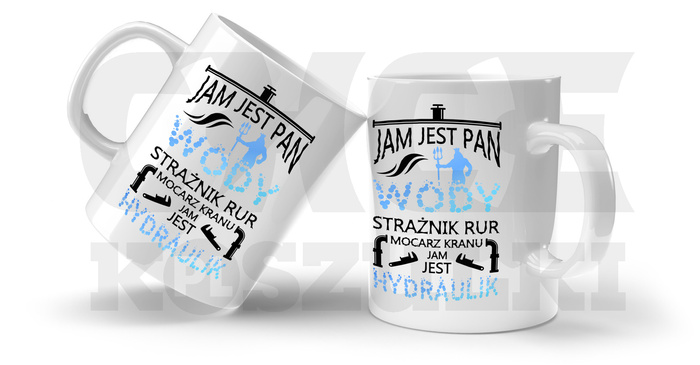 KUBEK DLA KIEROWNIKA NA PREZENT UPOMINEK JAM JEST PAN WODY