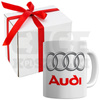 KUBEK Z NADRUKIEM DLA FANA AUDI LOGO A3 A4 PREZENT
