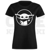 KOSZULKA DAMSKA BABY YODA GROGU MANDALORIAN STAR WARS