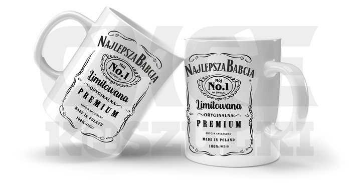 KUBEK Z NADRUKIEM NAJLEPSZA BABCIA NA PREZENT