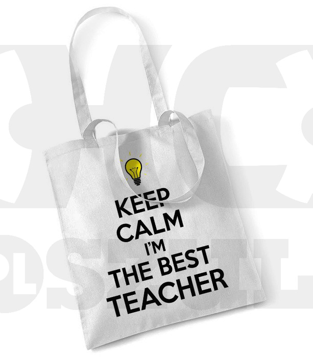 Torba Dzień Nauczyciela Keep Calm I’m The Best Teacher